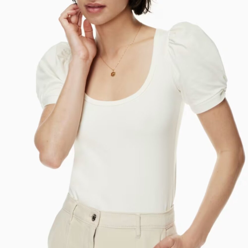 BLACK Aritzia Wilfred Awe T-Shirt, XS
